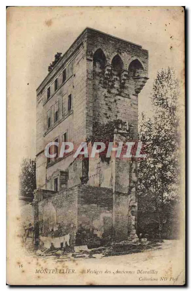 Montpellier — Vestige der alten Mauern — Collections ND Phot - Vorderseite