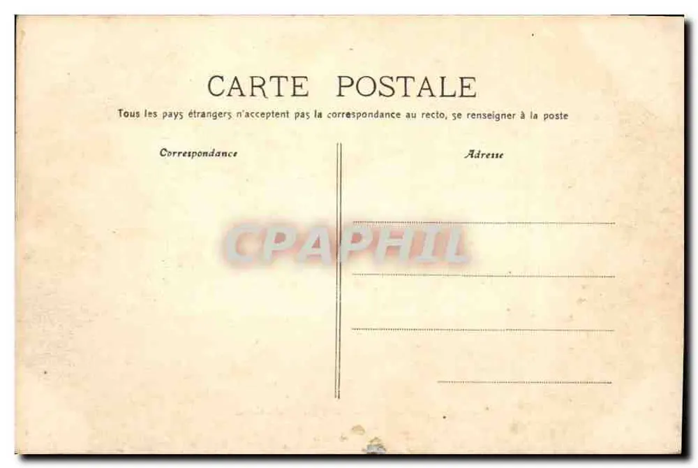 Béziers — As margens do Canal — Editor não identificado, número de série 51 - Verso