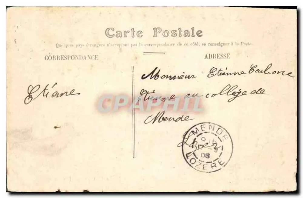 Palavas-les-Flots — Riva esquerda — Edição Paris-Montelier, n°40 - Verso