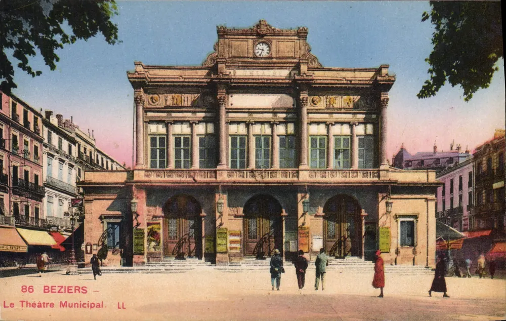 Béziers — Het Stadhuis — LL - Voorkant