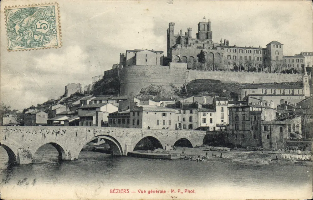 Béziers — Vista geral — M. P., Fot. - Frente