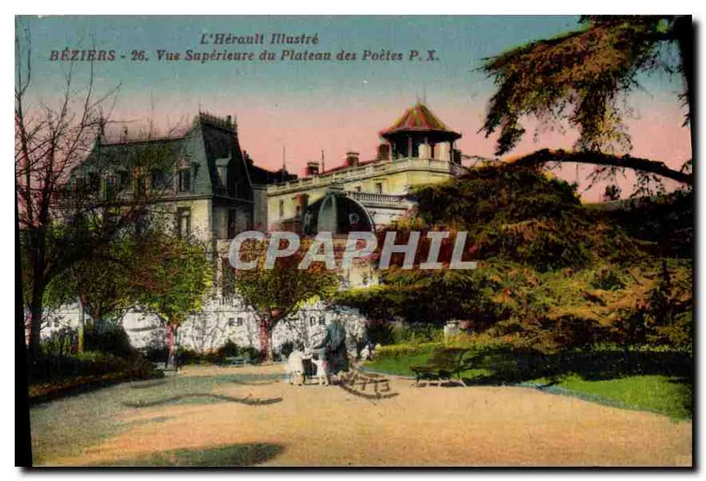 Béziers - Aufnahme von der Plateau des Poètes P. X. - L'Hérault Illustré - Vorderseite