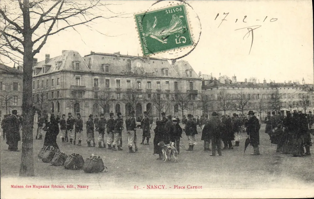 NANCY — Place Carnot — Dom Sklepów Récnis, wyd. Nancy - Awers