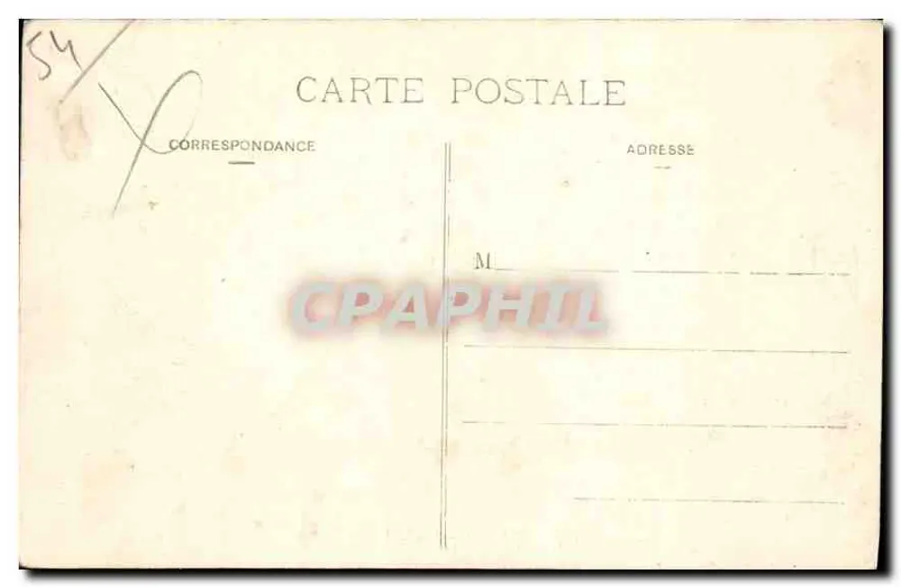 NANCY — O Hotel das Correios — Editor ROYER & CIE, n° 157 - Verso