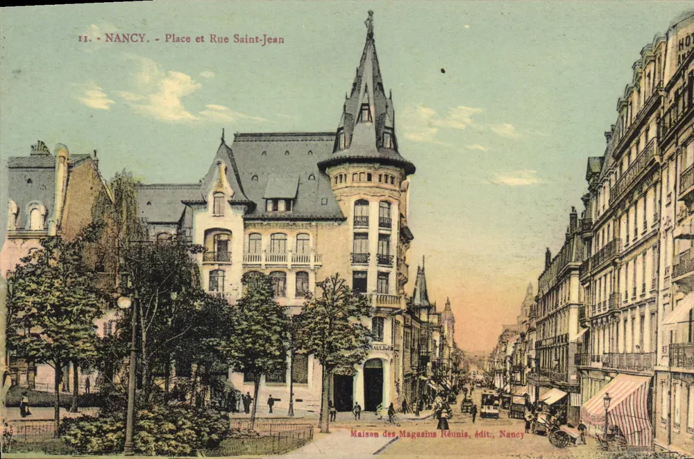 Nancy - Place i Rue Saint-Jean — Dom Magazynów Zjednoczonych, wyd., Nancy - Awers