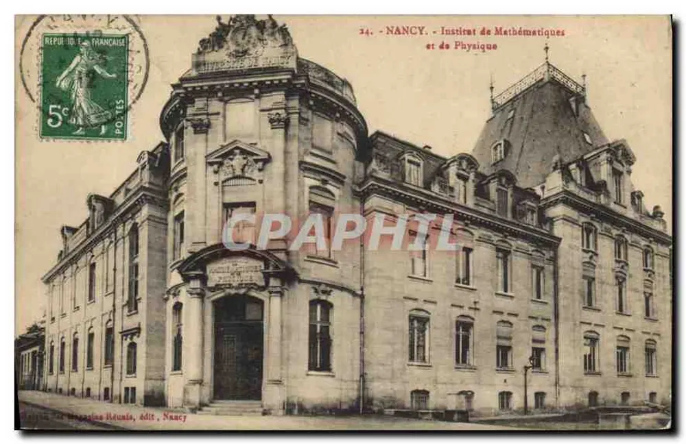 NANCY - Instituto de Matemática e Física — editor: Hénaux, Nancy - Frente