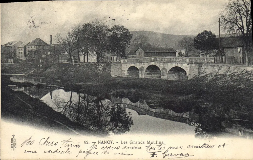 NANCY — Les Grands Moulin — F. Gervais, editor, n° 82 - Frente