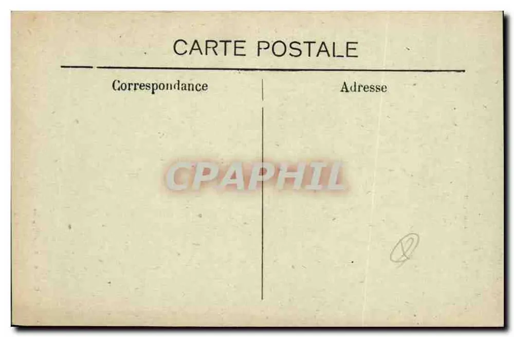 Aix-en-Provence — Binnenkant van het Monument Sec — onbekende uitgever - Achterkant