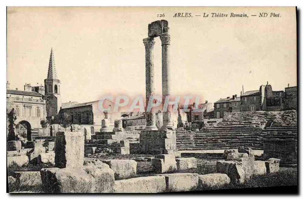 Arles — O Teatro Romano — ND Phot. - Frente