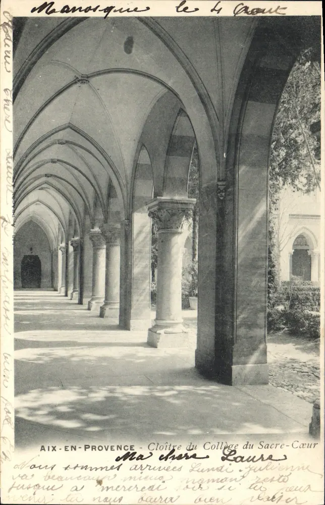 Aix-en-Provence — Cloister des Colleges du Sacré-Cœur — Kloster der Gaude - Vorderseite