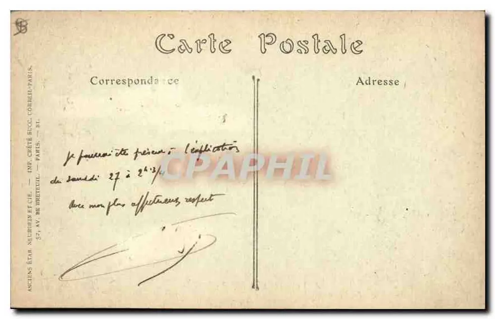 Arles — Igreja de São Trofim — Sarcófago do século IV servindo de sepultura a São Honório (século VI), proveniente dos Alyseamps - Verso