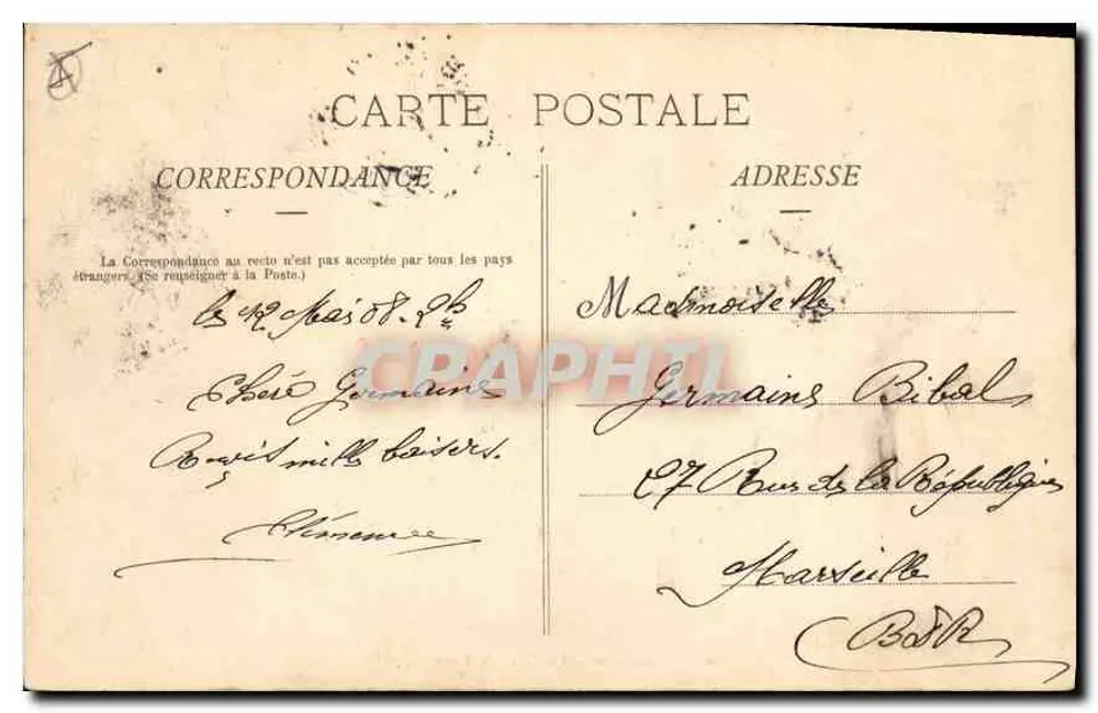 Aix-en-Provence — Die Große Fontäne — Fot. Guittard - Rückseite