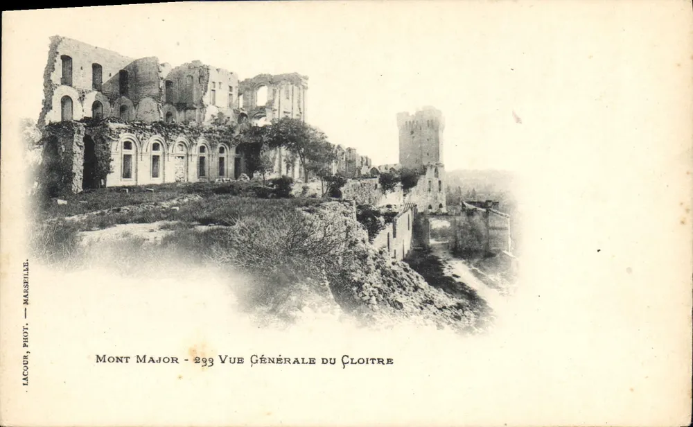 Mont Major - Vista Geral do Claustro — Lacour, fotógrafo, Marselha, n°293 - Frente