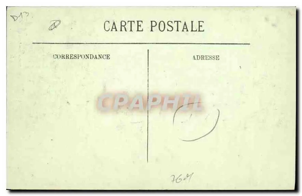 Les Saintes-Maries — Barco levado na Procissão — editor A. Bureau, n°57 - Verso