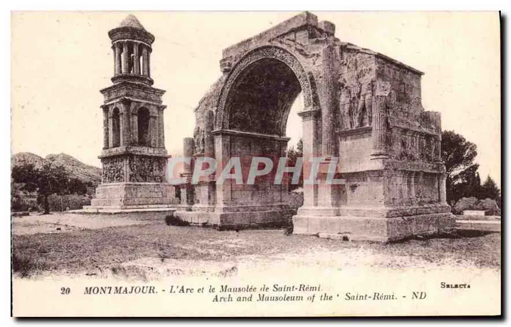 Montmajour — Der Bogen und das Mausoleum des Saint-Rémi — Selecta, n°20 - Vorderseite