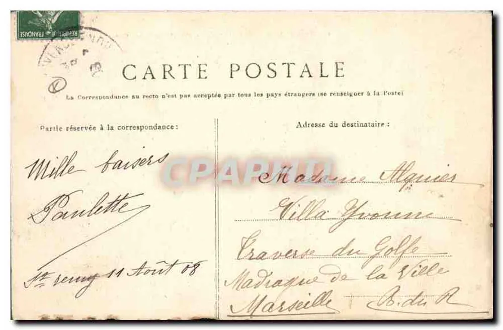 Saint-Rémy — Arco do Triunfo e Mausoléu Romanos — Edições J. Brun e Cie, Carpentras - Verso
