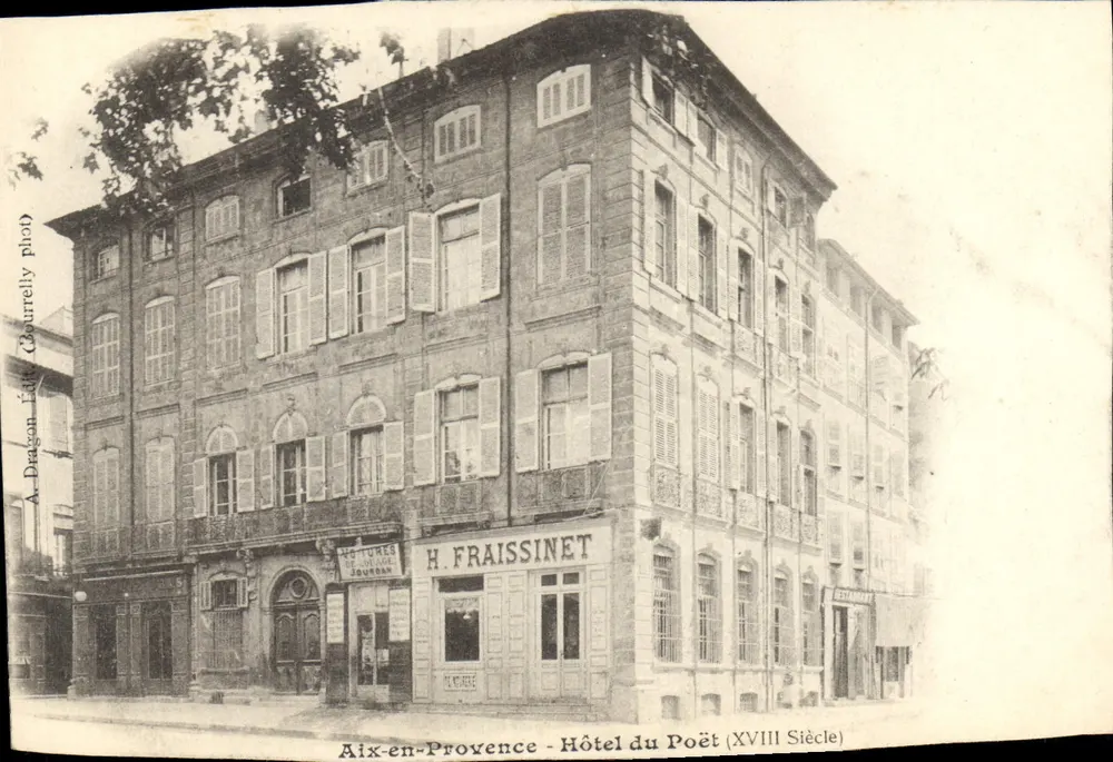 Aix-en-Provence — Hôtel du Poët (18. Jahrhundert) — A. Dragon & Éd. Courrèlly - Vorderseite