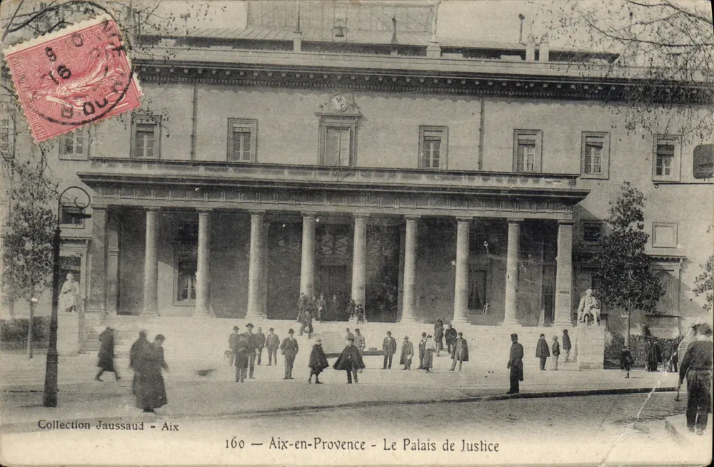 Aix-en-Provence — O Palácio de Justiça — Coleção Jaussaud - Aix, n° 160 - Frente