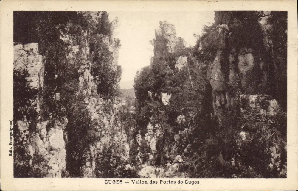 Cuges — Vale das Portas de Cuges — Edit. Bourguignon - Frente