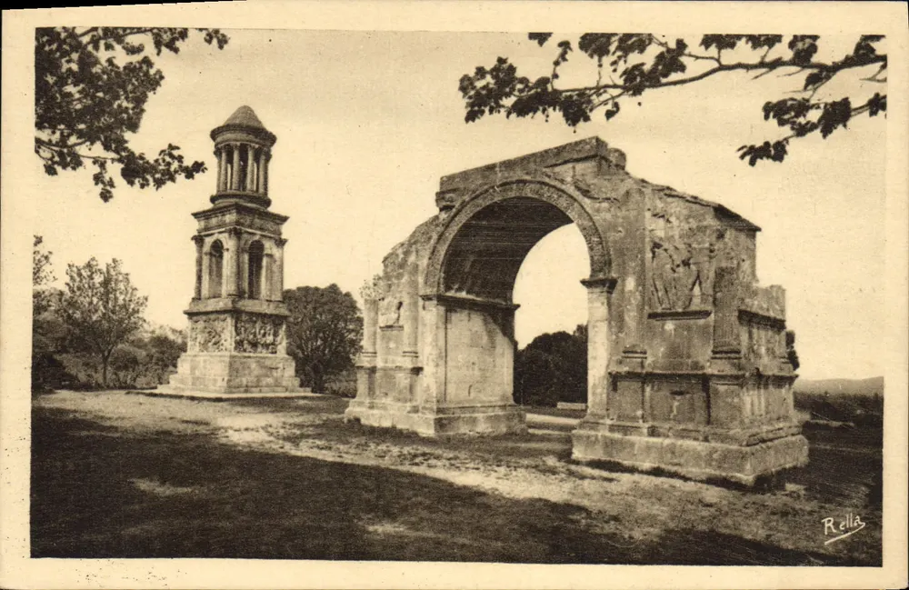 Saint-Rémy — Die Antiquitäten: Römischer Siegesbogen und Mausoleum — Rella - Vorderseite