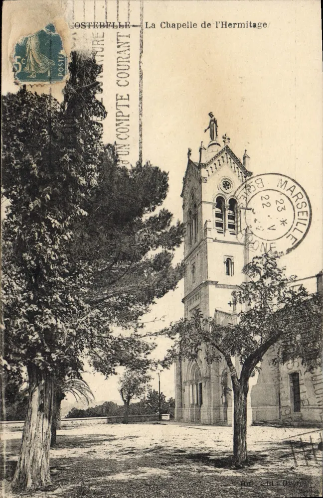 A Capela da Hermitagem — Marselha — Editor: Oustebelle - Frente