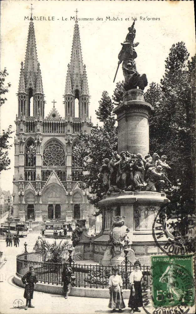 Marseille — Das Denkmal der Mobilisierungen und Reformen — unbekannter Verleger, Nr. 99 - Vorderseite