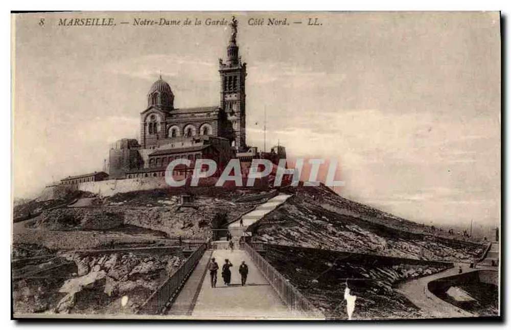 Marseille — Notre-Dame de la Garde — Nordseite — LL. - Vorderseite