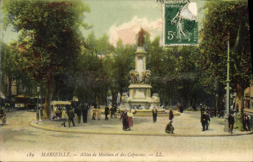 Marseille — Allées de Meilhan und des Capucins — LL. - Vorderseite
