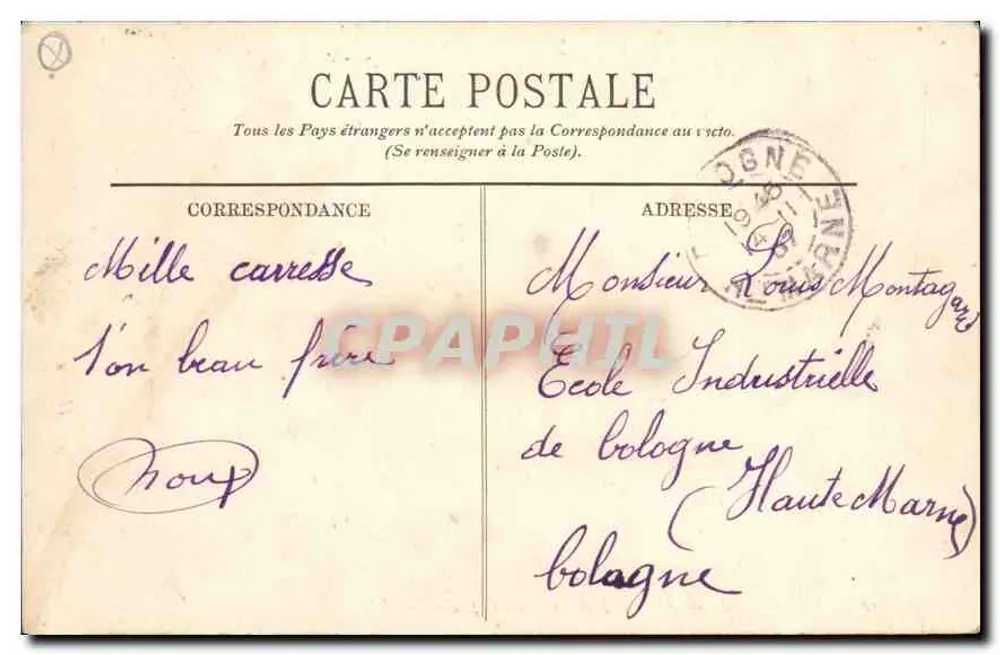 Marseille — Allées de Meilhan und des Capucins — LL. - Rückseite