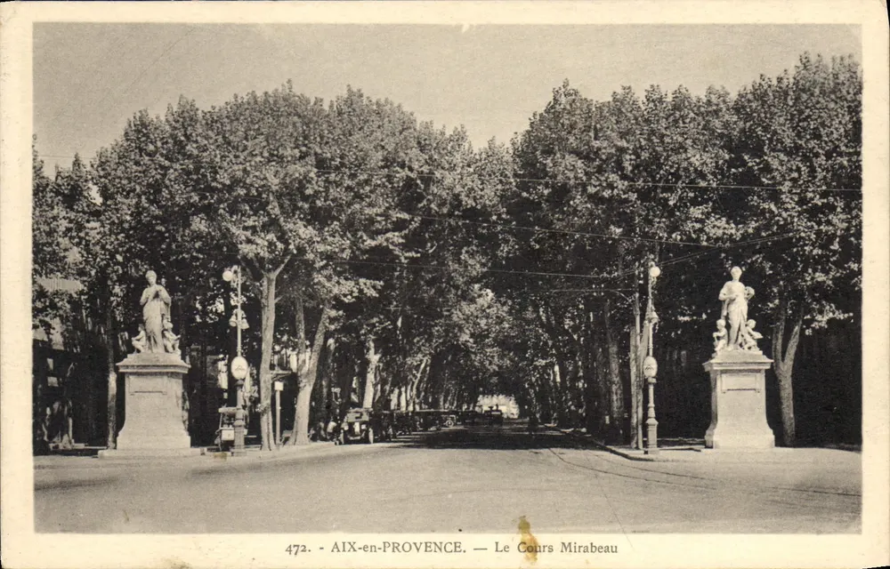 AIX-en-PROVENCE — Het Cours Mirabeau — Uitgave La Gigogne, Marseille - Voorkant
