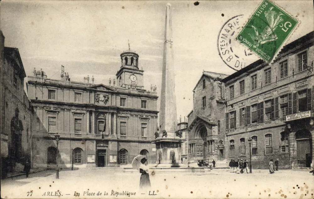 Arles — A Praça da República — LL. Editora LL. - Frente