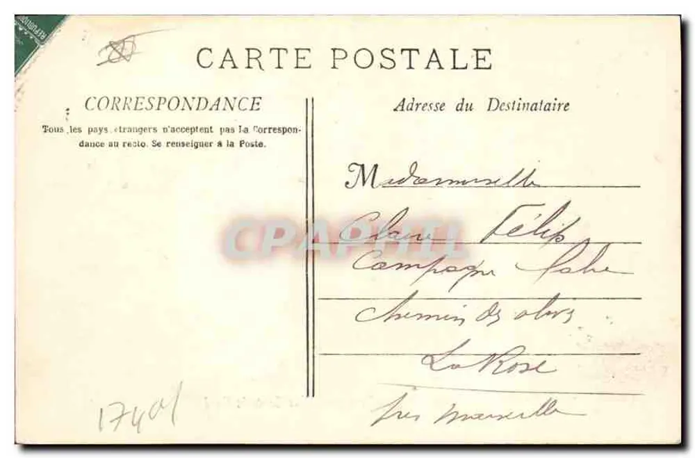 Aix-en-Provence — Vista Generale Nord — Collezione Jaussaou — n°100 - Verso