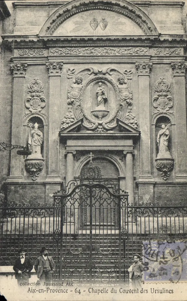 Aix-en-Provence - 64 - Kapelle des Ursulinenklosters — Sammlung Jaussaud Aix - Vorderseite