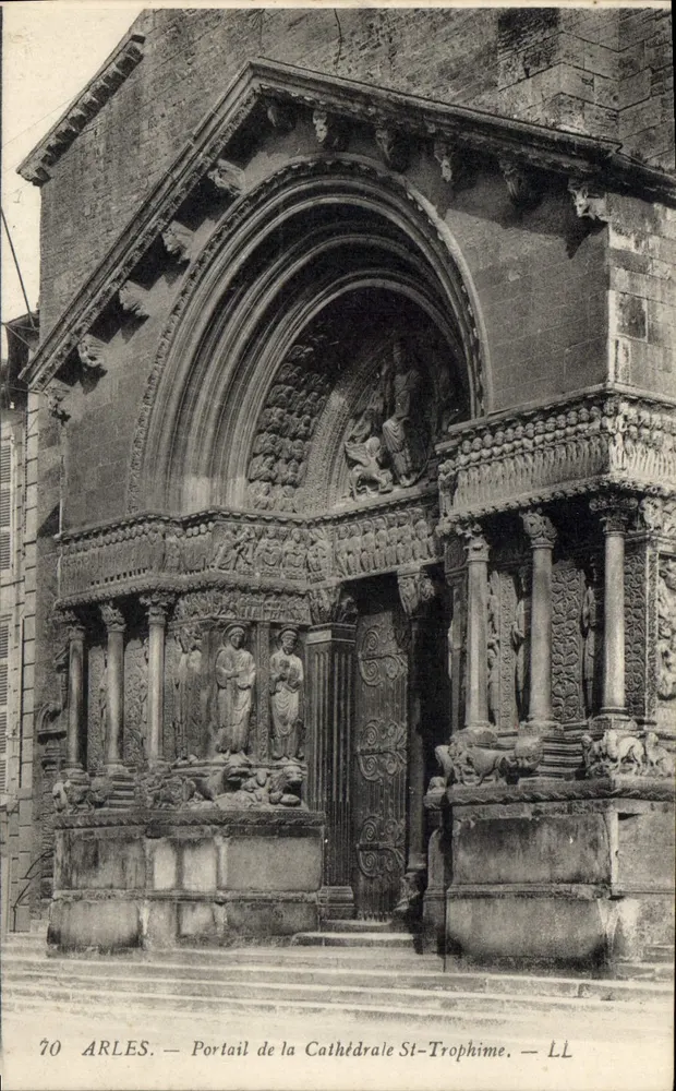 Arles — Portal der Kathedrale St-Trophime — LL - Vorderseite