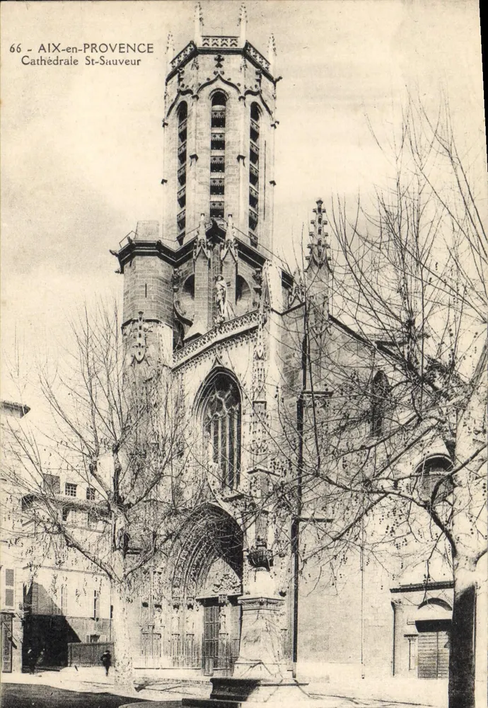 Aix-en-Provence — Kathedrale Saint-Sauveur — unbekannter Verlag, n° 66 - Vorderseite