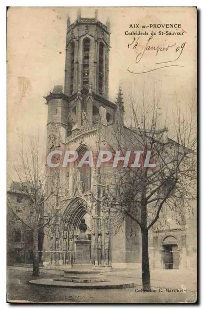 Aix-en-Provence — Kathedrale St-Sauveur — Sammlung C. Marthuet - Vorderseite