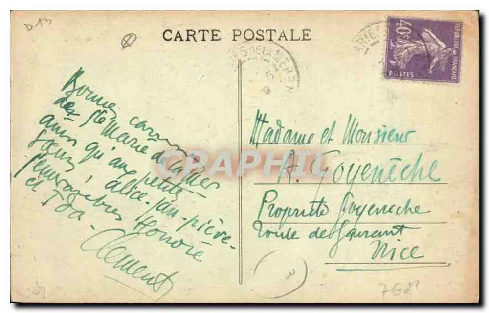 Les Saintes-Maries-de-la-Mer — La Basilique — G. Vignaal, Arles, n°50 - Reverso