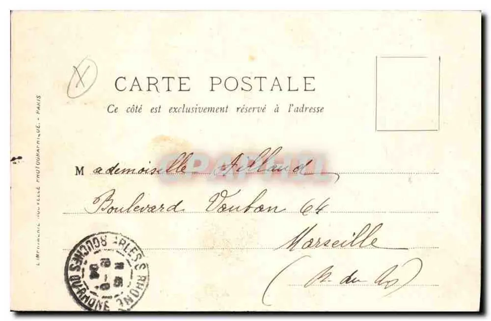 Um Arles — Mont-Major — Ruinen der Abtei — LL. - Rückseite