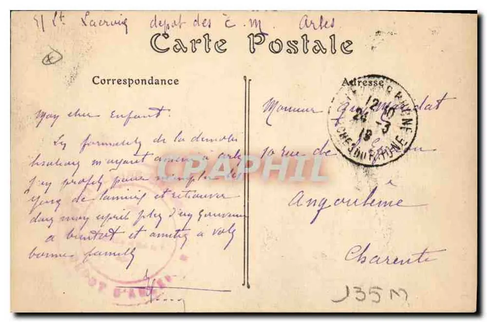Arles — Corridas de touro — ND. Phol. n°80 - Verso