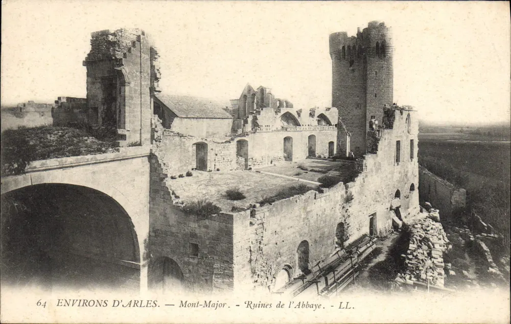 Ruinen der Abtei - Mont-Major — Umgebung von Arles — LL. — Nr. 64 - Vorderseite