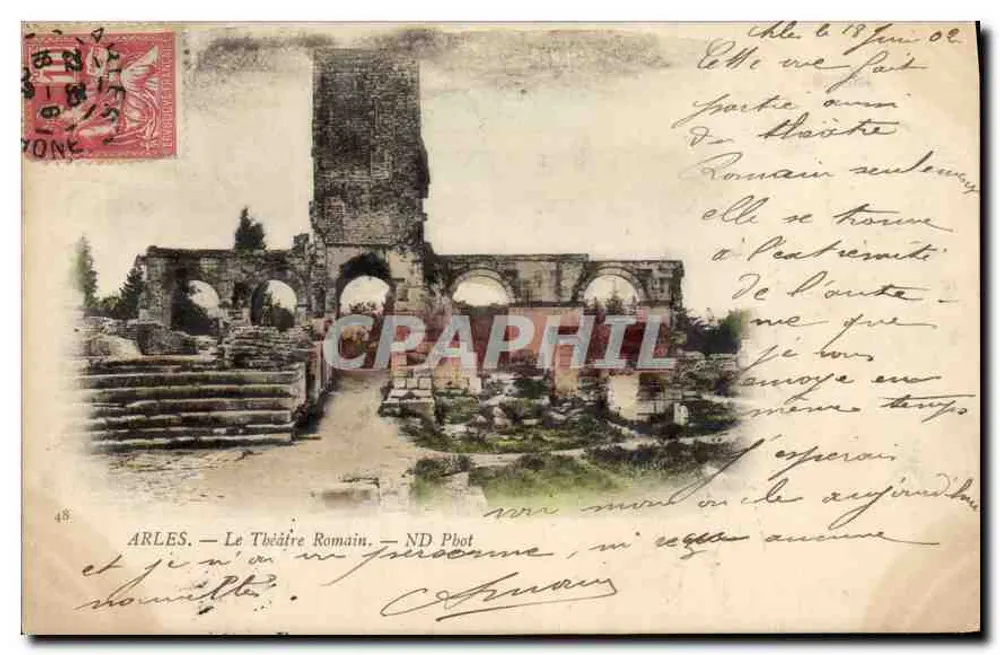 Arles — Le Théâtre Romain — ND Phot - Frente