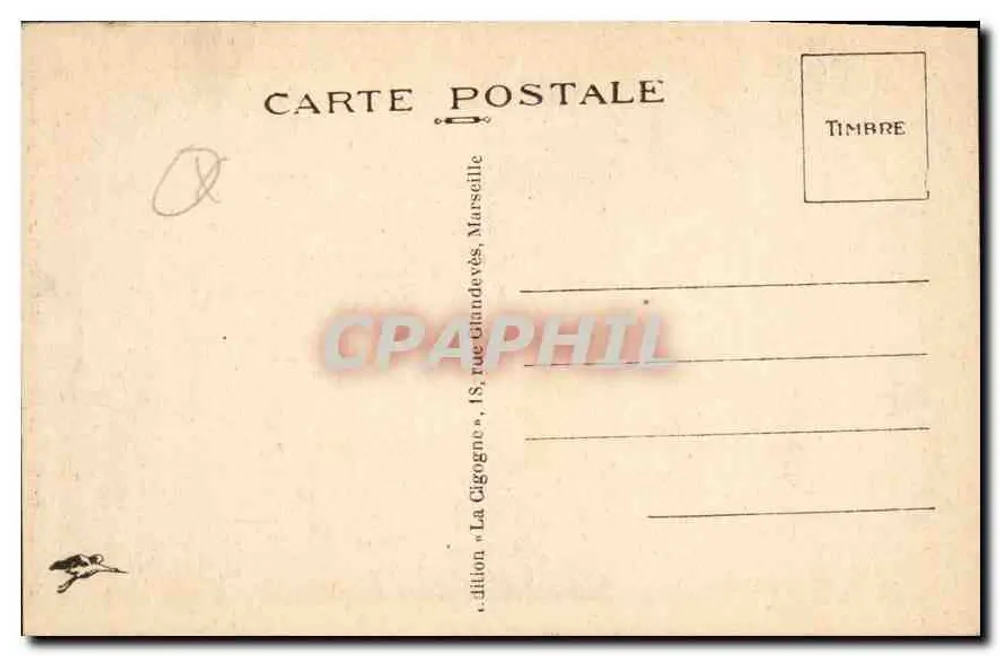 Aix-en-Provence — Die Madeleine und der Preacher-Platz — ed. La Cigogne, n° 457 - Rückseite