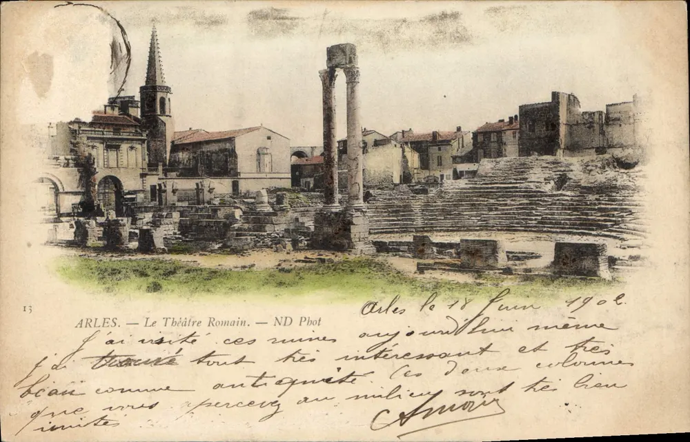 Arles — Het Romeinse Theater — ND Pbot - Voorkant