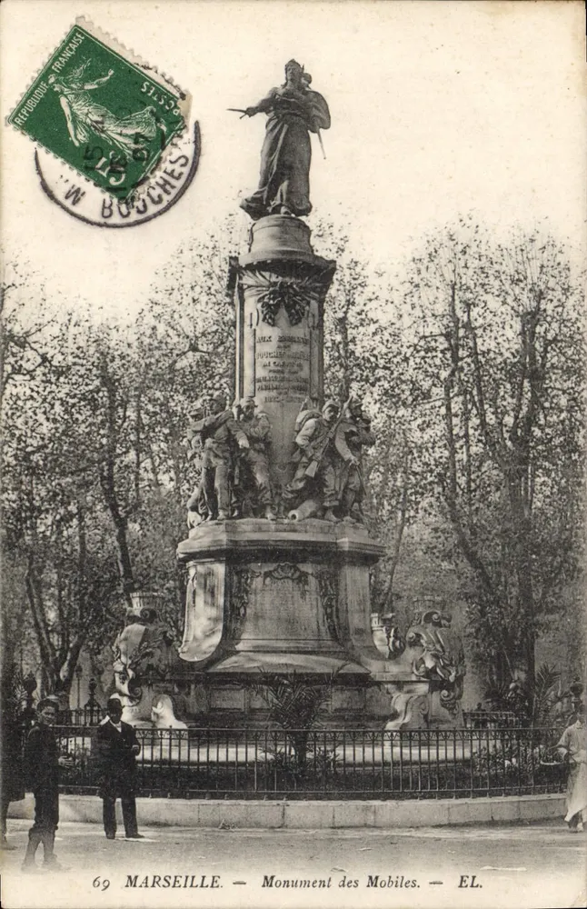 Marselha — Monumento dos Mobiles — EL. - Frente