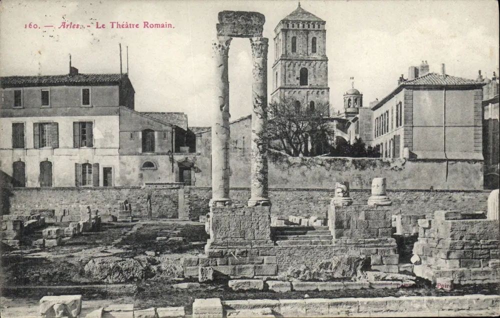 Arles — O Teatro Romano — Poire, n° 160 - Frente