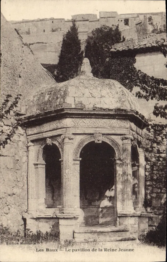 Les Baux — Das Pavillon der Königin Jeanne — Monforte-Ausgabe - Vorderseite