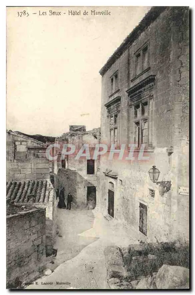 Les Baux - Hotel de Manville — Uitgever E. Lacoour, Marseille, n° 3783 - Voorkant