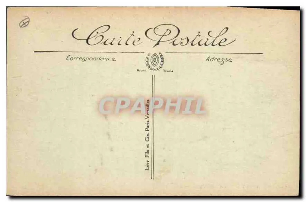 Mantigues — A Catedral — LL. — Lévy Fils et Cie Paris-Versailles - Verso