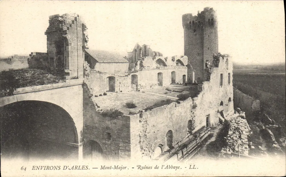 Ruinen der Abtei — Mont-Major — Umgebung von Arles — LL. — N° 64 - Vorderseite