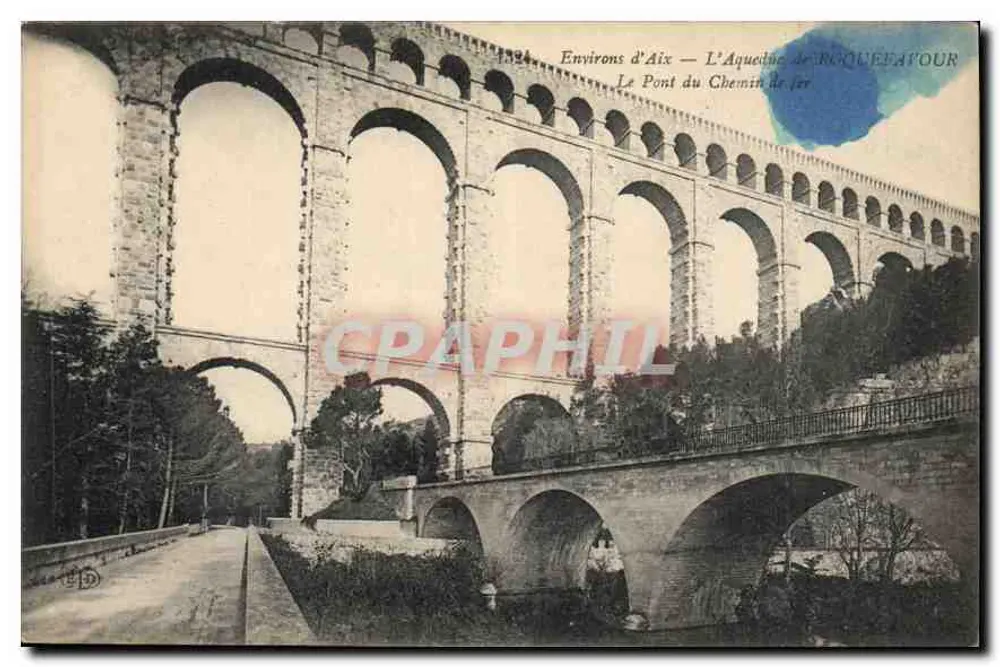 Um Aix — Das Aquädukt von Roquefeuil — Die Eisenbahnbrücke - Vorderseite